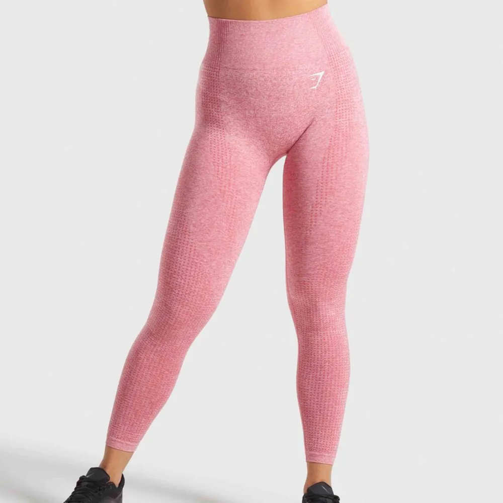 Gymshark vital leggings i pink marl . Jeans & Byxor.