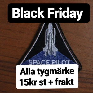  - BLACK FRIDAY! Idag och fram till söndag kl 23.59 kostar alla mina tygmärke 15kr + frakt. Köp fler = INGEN ÖKAD FRAKT. passa på! 