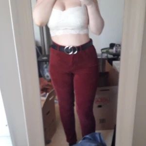  - Burgundy corduroy tight leg pants from Monki. Very stretchy and very form fitting. Just let me know if you want more pictures or have any questions :)