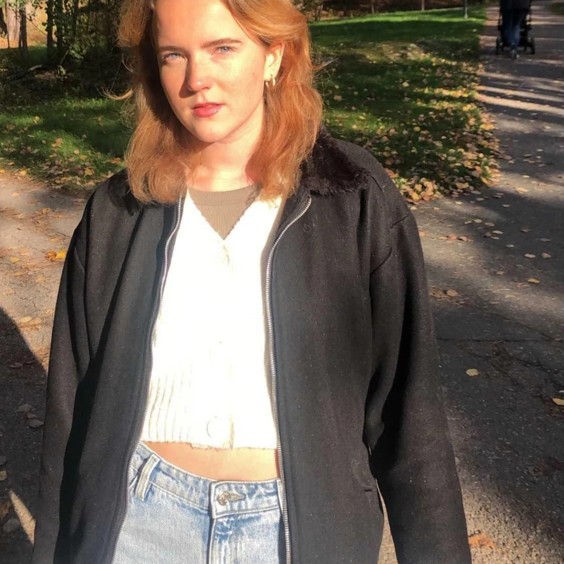 Vintage tygjacka  - 90