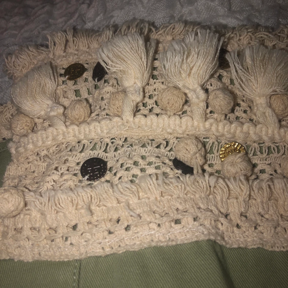 Zara green jacket with tassels - 91