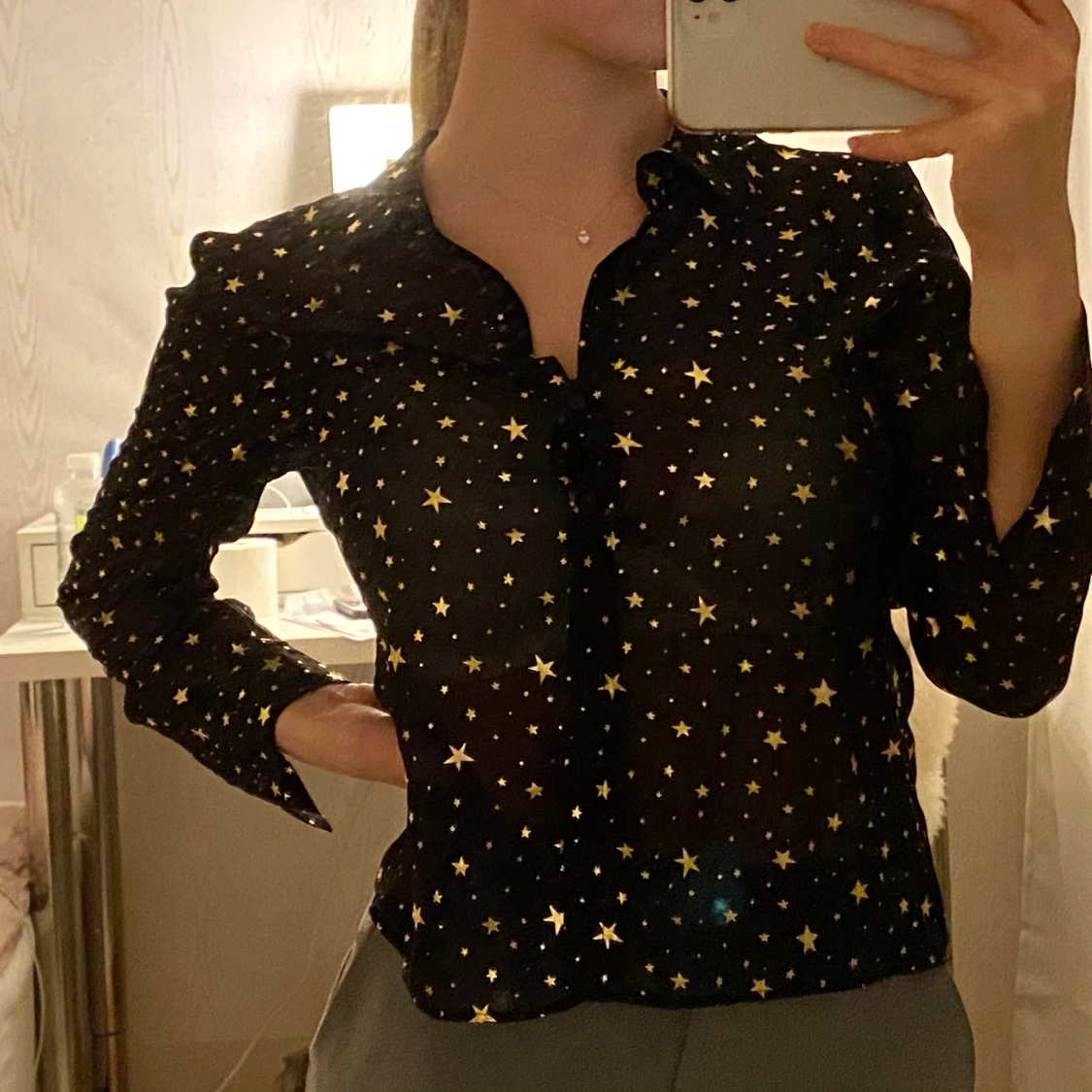 Mönstrad Skjorta  - 90