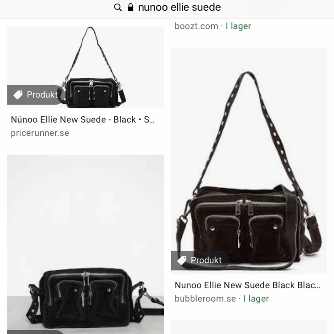 Nunoo Ellie New Suede bag Red - 91