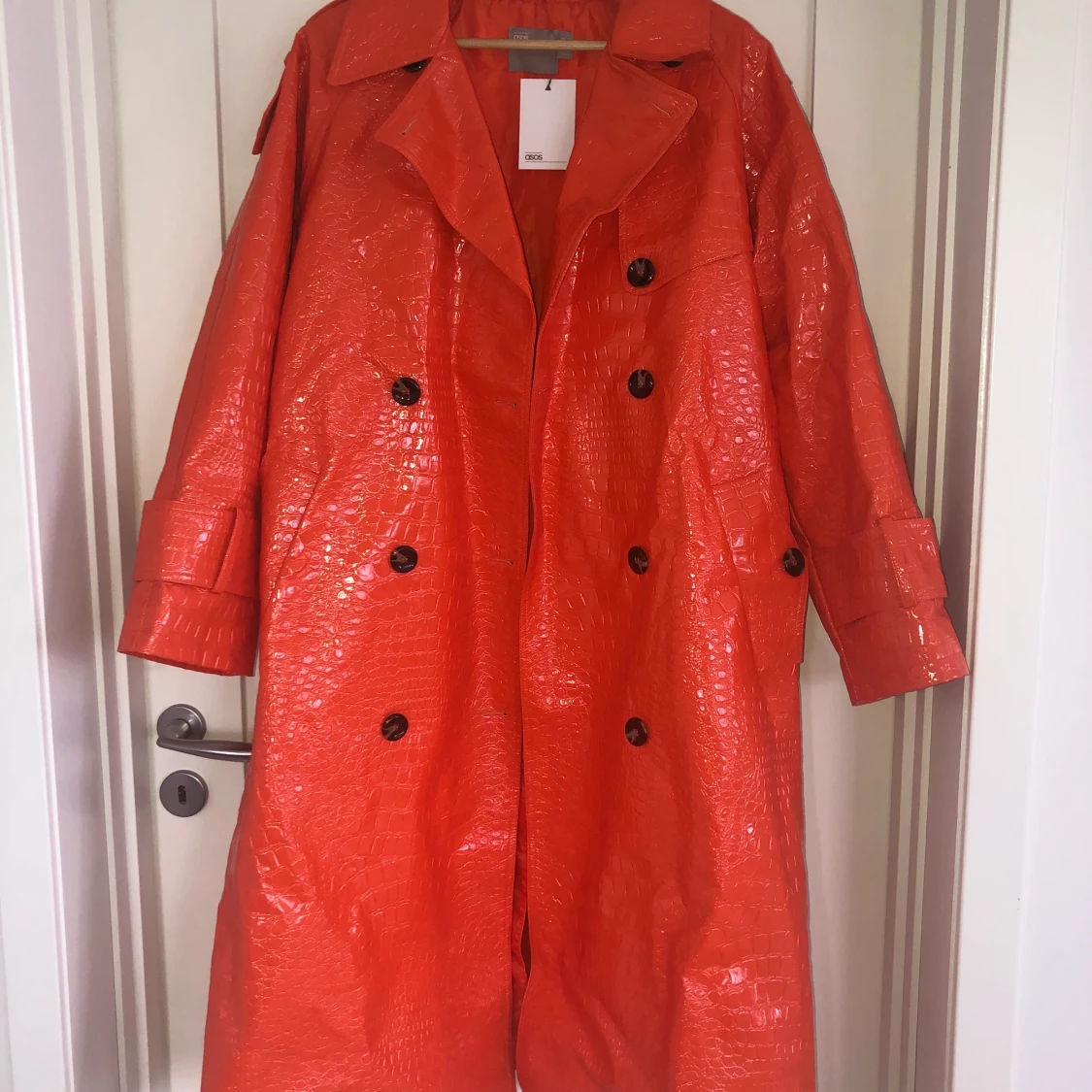 Orange skinnkappa ASOS - 91