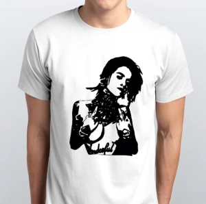 UntamedSoul - Herr t-shirt med egendesignat tryck. Ny ej oanvänd 