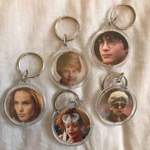 Nyckelringar - 🐼 Välj en kändis eller kanske ett djur eller en serie och jag fixar en nyckelring åt dig,                         20kr - 1 bild, svartvitt.                30kr - 2 bilder, svartvitt              40kr - 1 bild, färg                       50kr - 2 bilder, färg                    (frakt kostar 12kr) 🐼