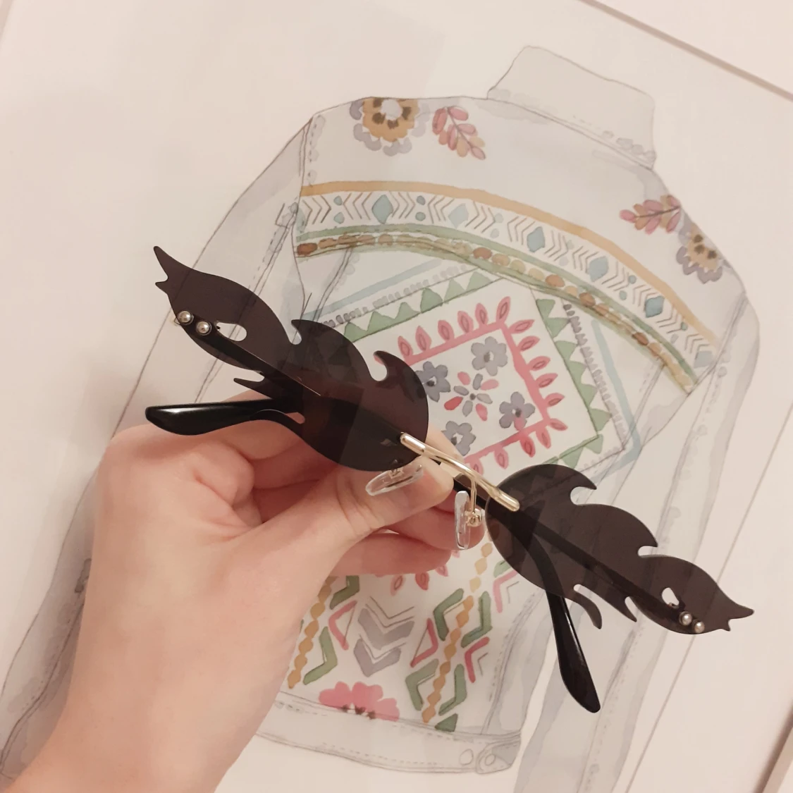 2000's svarta solglasögon  - 91