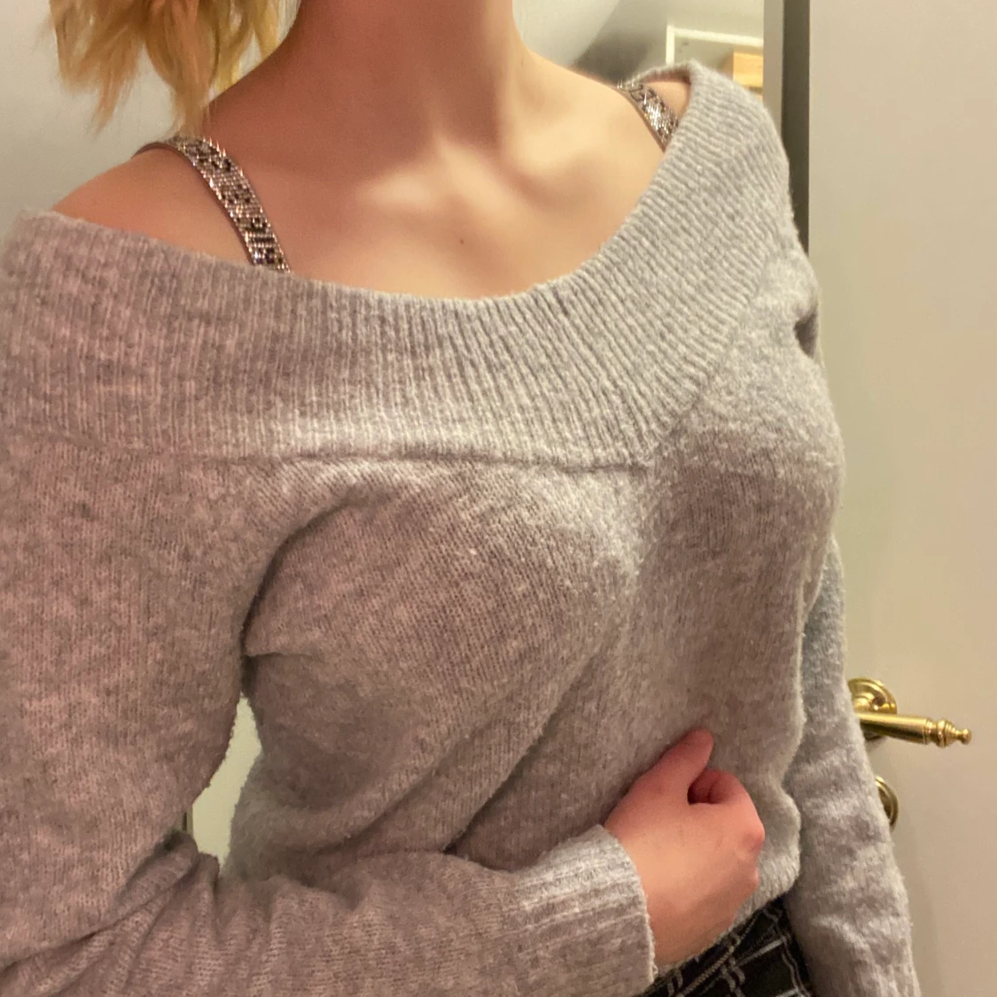 Långärmad axel-tröja!🤍 - 91