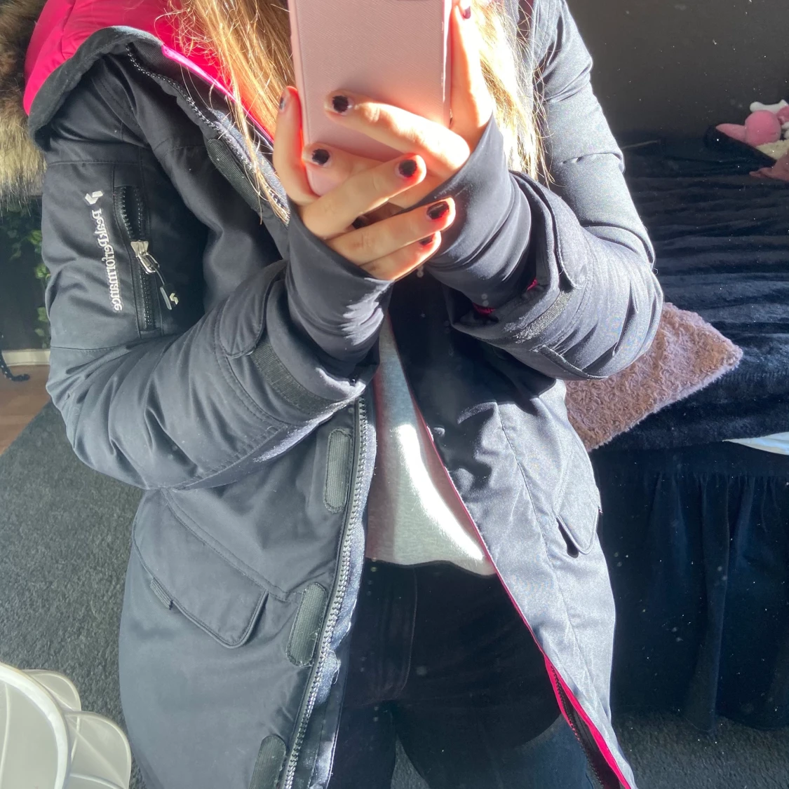 Svart peak performance jacka - 91