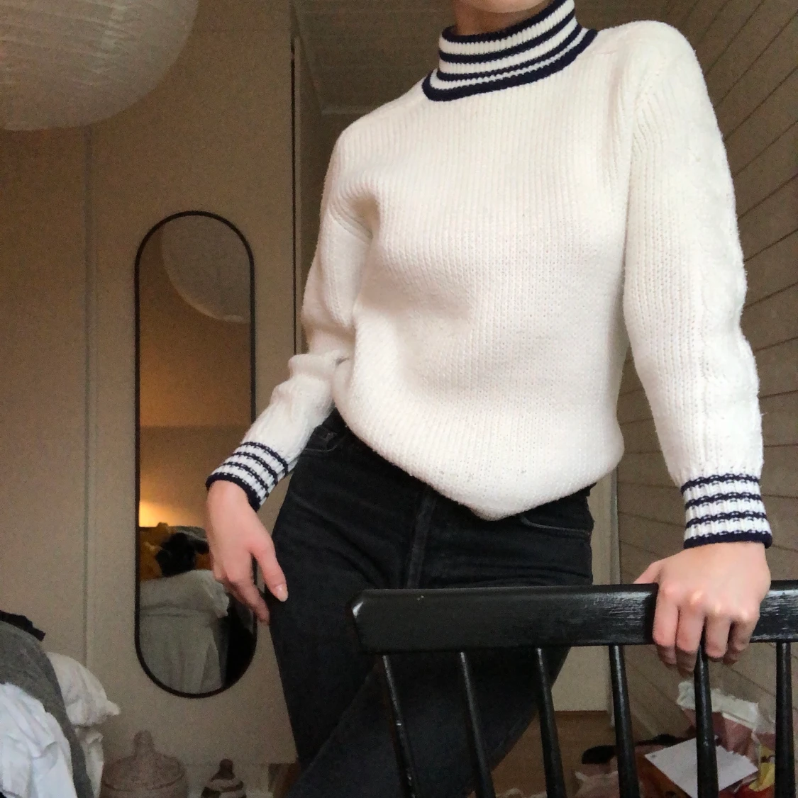 Stickad polotröja - 91