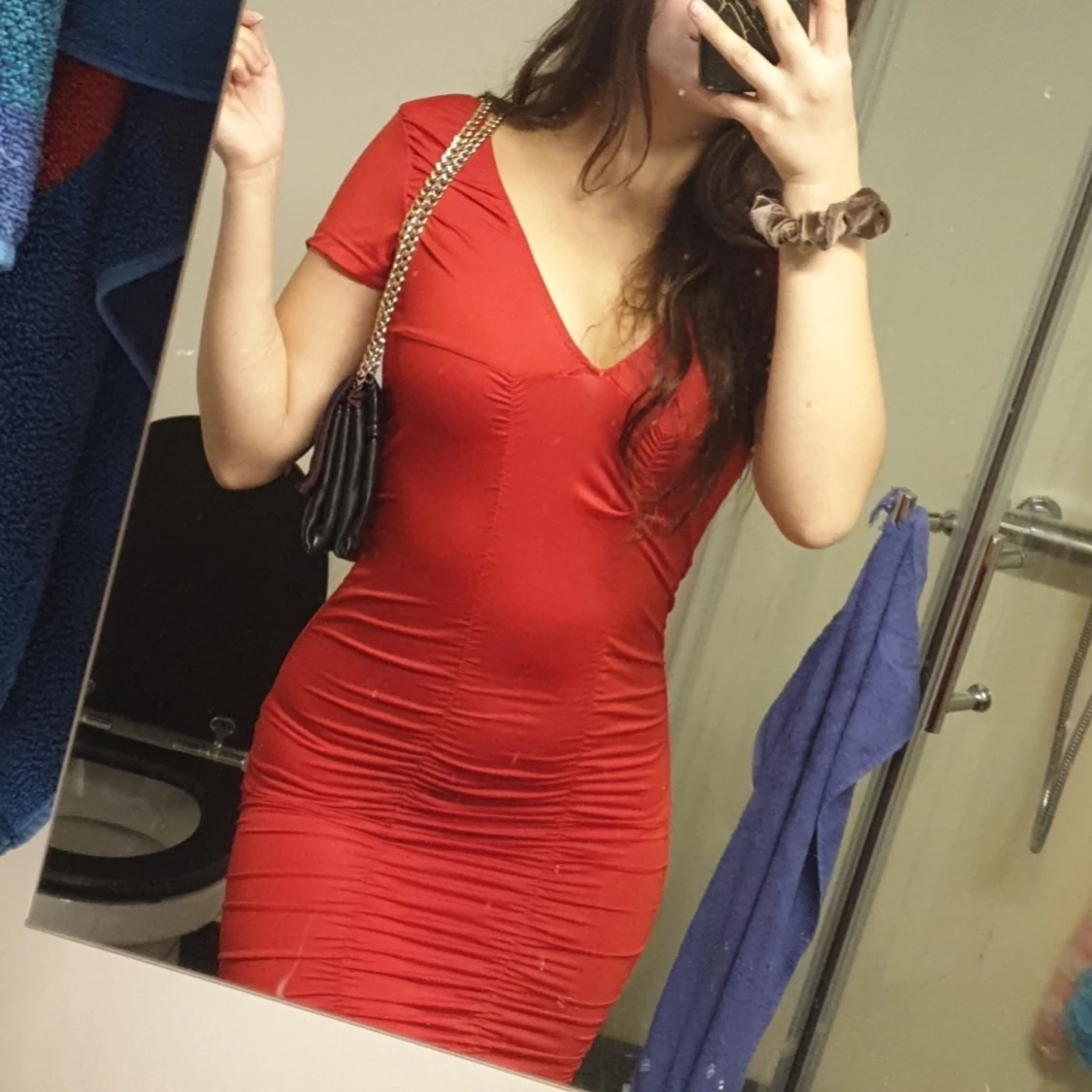 Röd festklänning - 91
