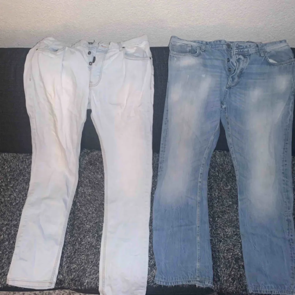 Säljes begagnade Märkes jeans från bland annat: Levis, Adrian Hammond, Jack & jones etc.  Storlek: 36W 32L   200kr/st  billigare vid snabb affär   . Jeans & Byxor.