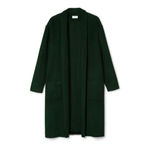  - Mörkgrön Weekday jacka, säljs i butik och kostar då 900kr. Tog bilderna från hemsidan eftersom färgen inte blir rätt när jag fotar med telefonen. Storleken är small, men passar även en medium då Weekdays kläder är ganska stora i storleken. Vid önskan kan jag skicka bild tagen med telefon.  Här finns den att kolla på online: http://shop.weekday.com/se/Womens_shop/Jackets_Coats/Grey_Coat/542438-8598673.1#c-49930