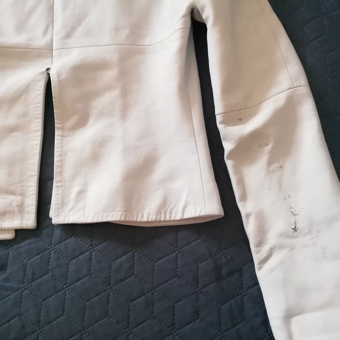 Sommarjacka i mjukt läder - 91