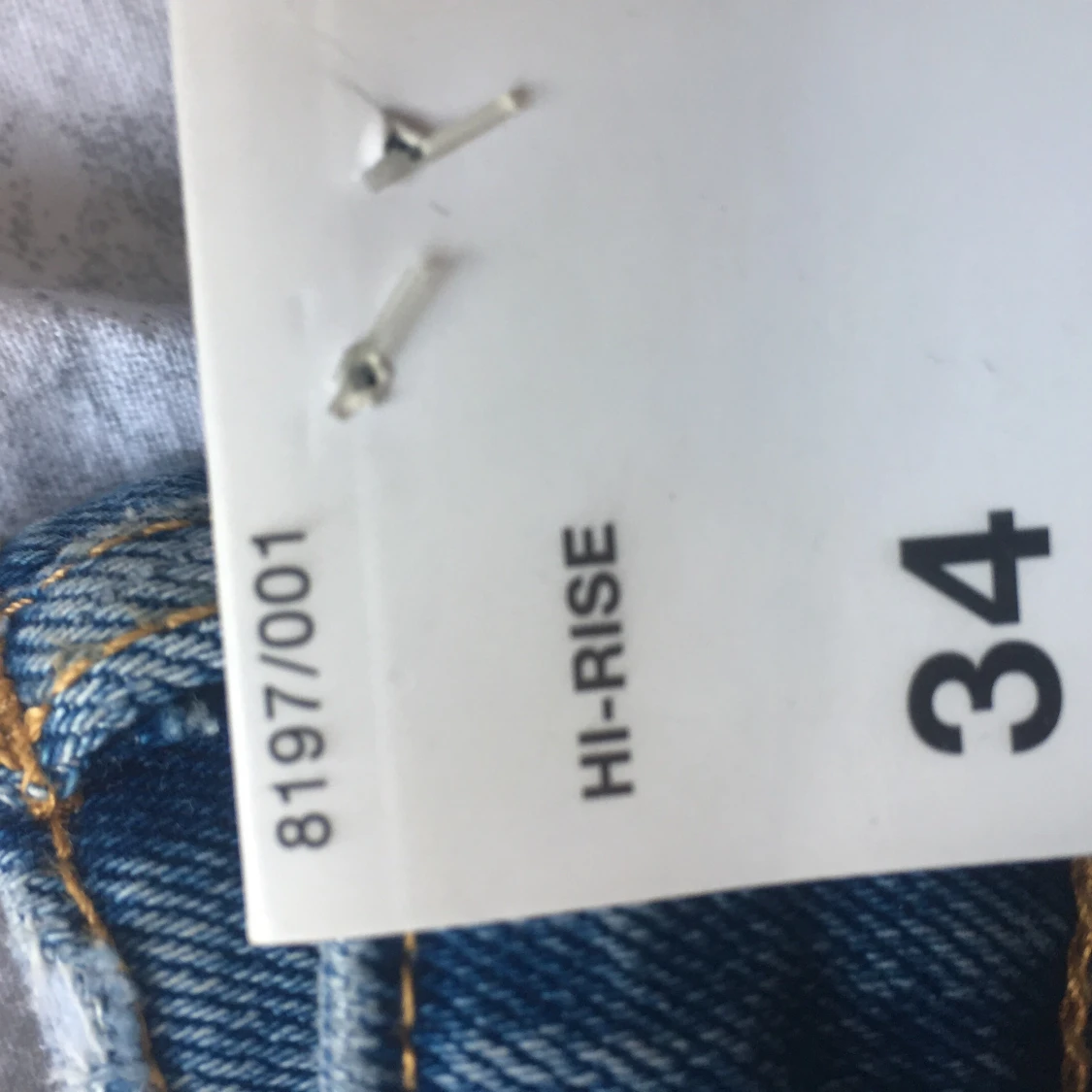 Zara Hi-Rise medium blue shorts - 90