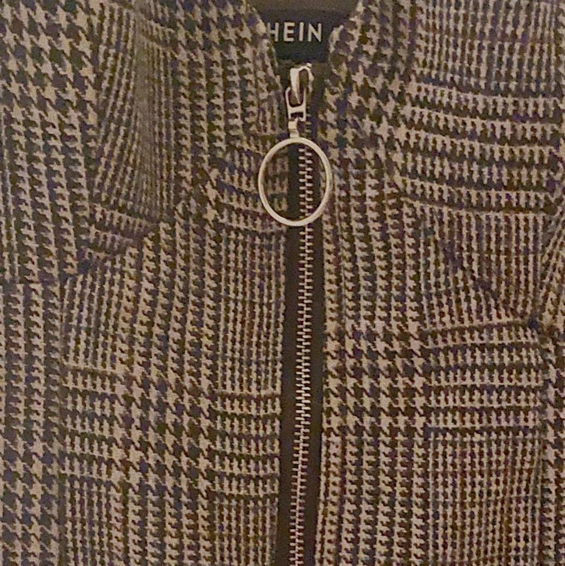 Pläd preppy overall klänning - 91