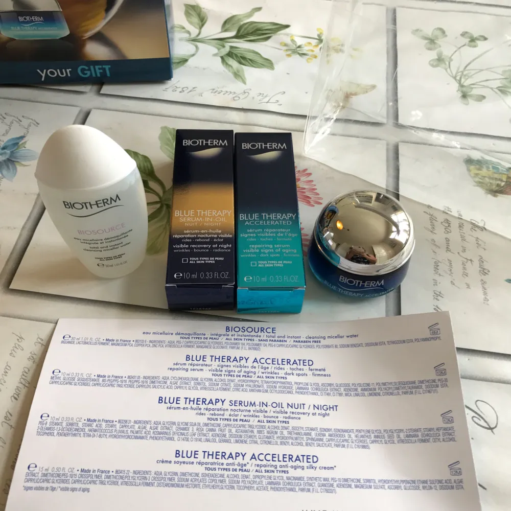 Blue therapy Biotherm . Accessoarer.