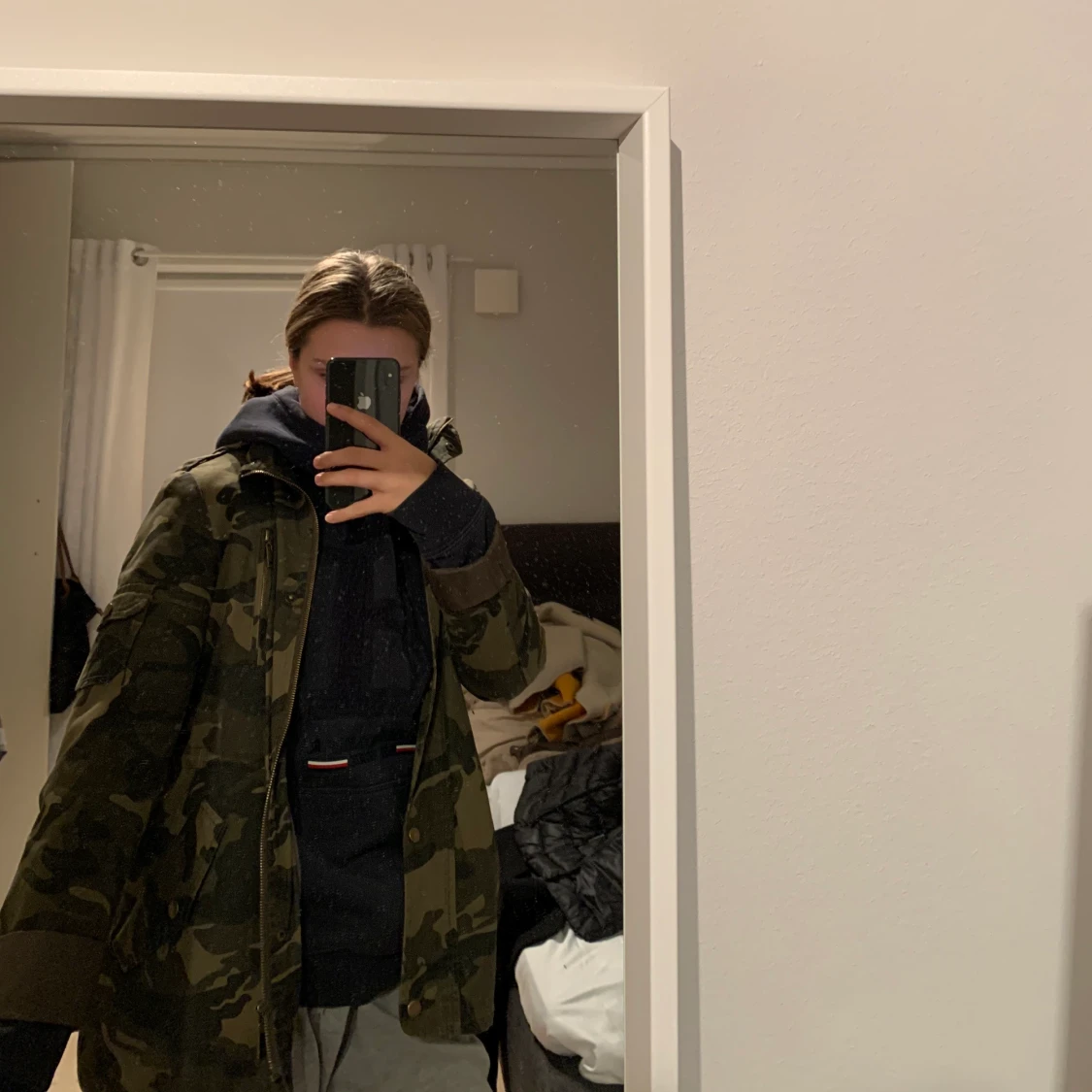 Kamouflage super fin jacka ganska lång - 91