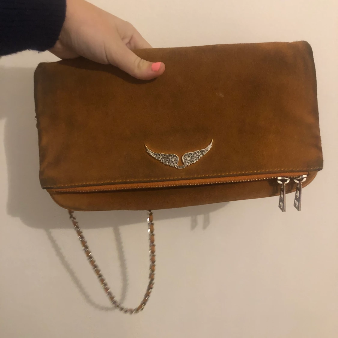 ZADIG VÄSKA ORANGE I BRA SKICK - 90