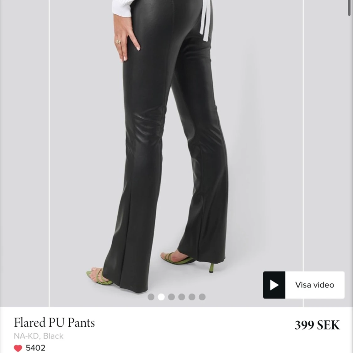 Bootcut skinnbyxor - 90