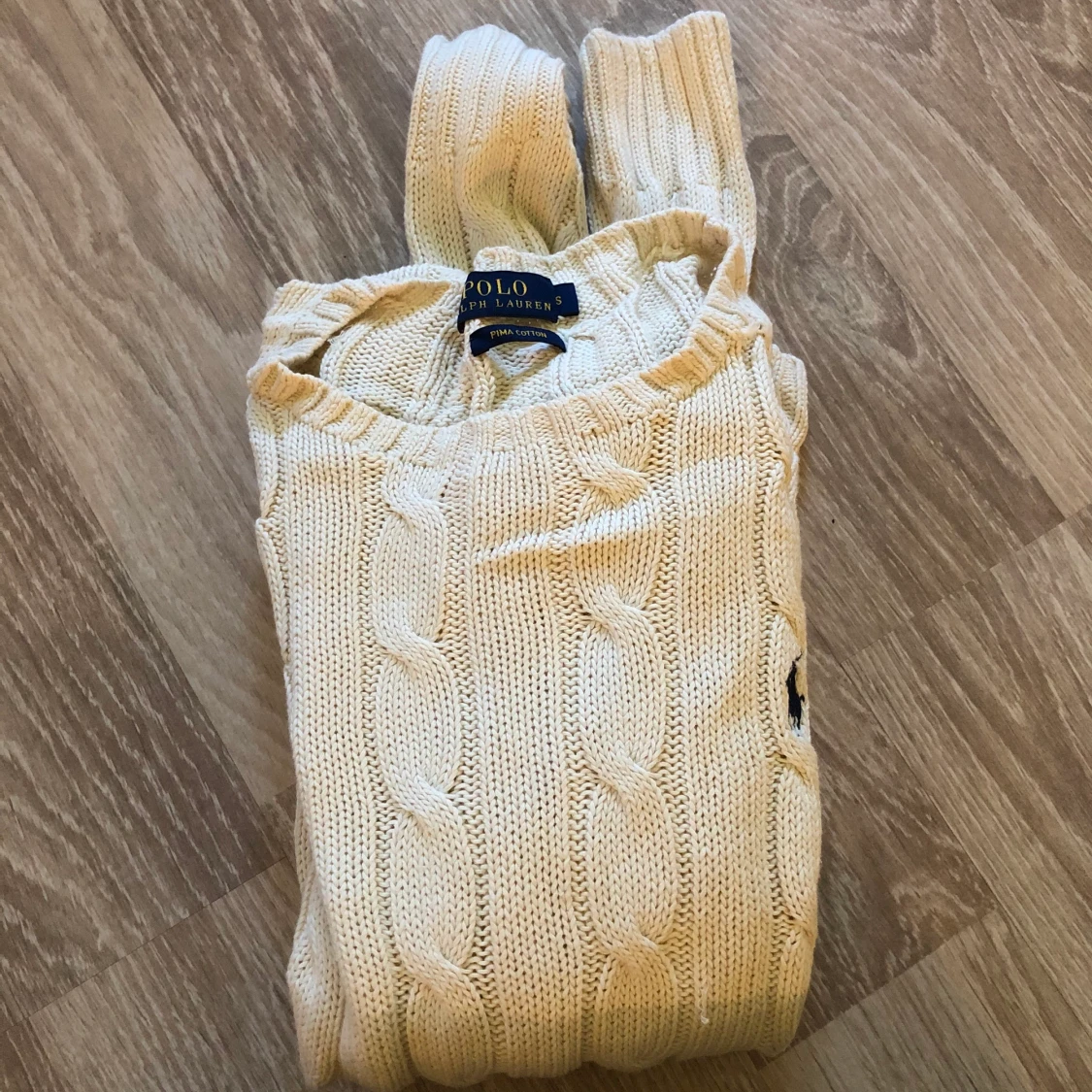 Kabelstickad tröja från Ralph Lauren - 90