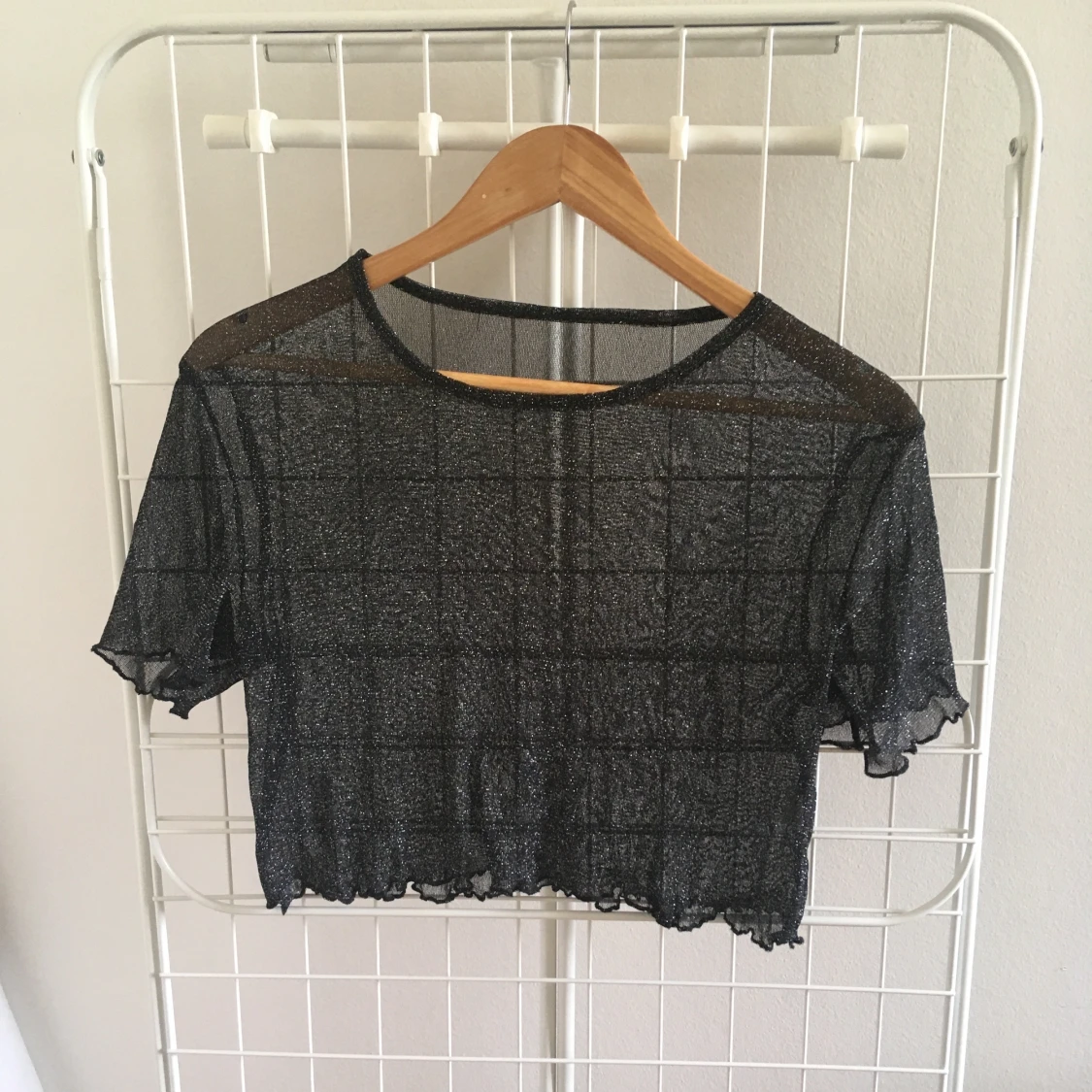 Glittrig crop top S