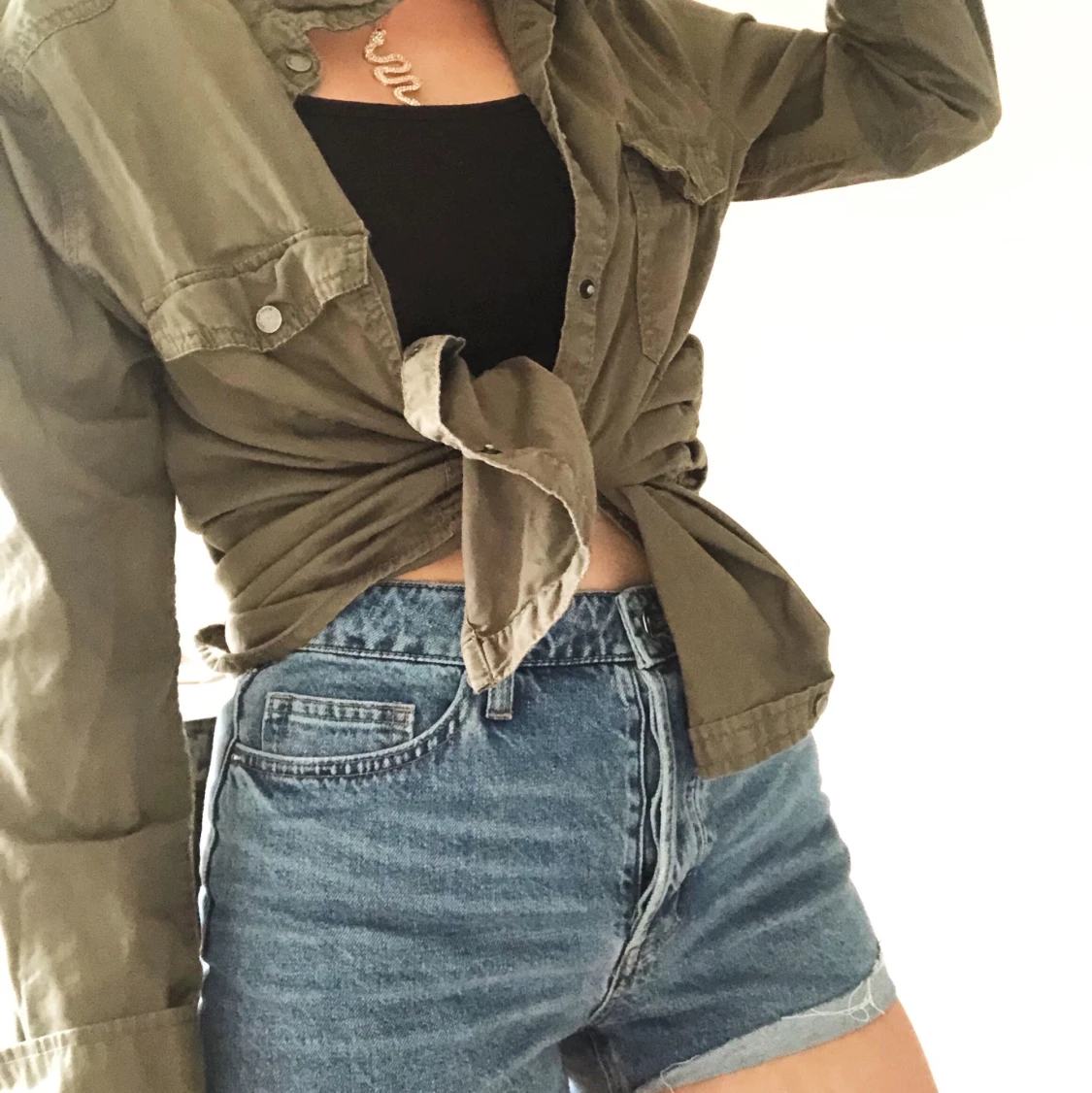 Snygg Oversized Skjorta  - 91