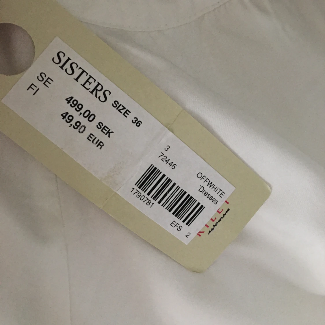 Vit sommarklänning - 91