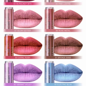  - två metallic liquid lipsticks från isadora i färgerna vibrant violet och electrix blue<3 45kr för den lila, 15 för den blåa eller 55kr för båda! Den lila är full och den blåa är den ca hälften kvar i. tvättar applicatorerna innan de skickas<3