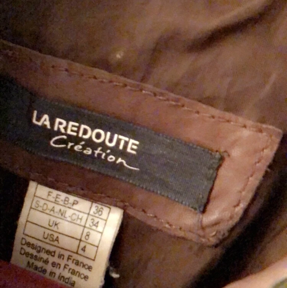 Vår/sommar skinnjacka  - 90