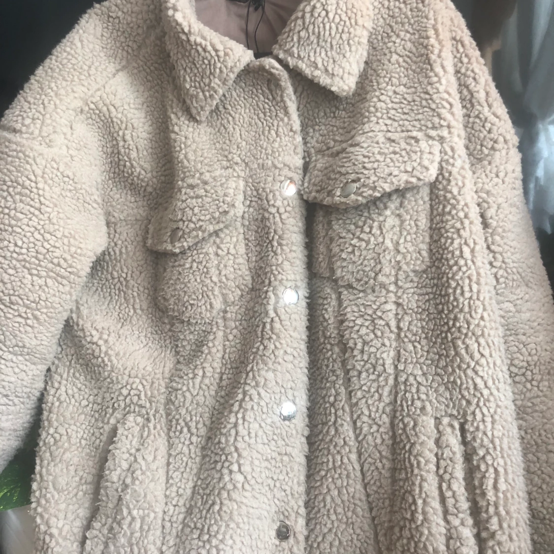 Shearling jacka (falsk päls)  - 90