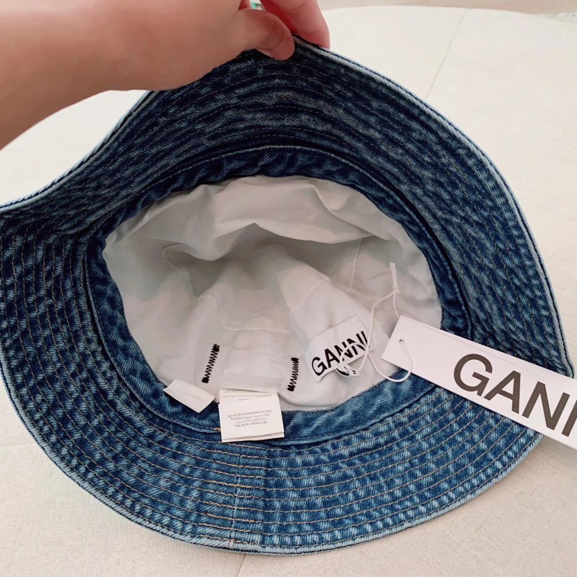 Ganni denim bucket hat - 91