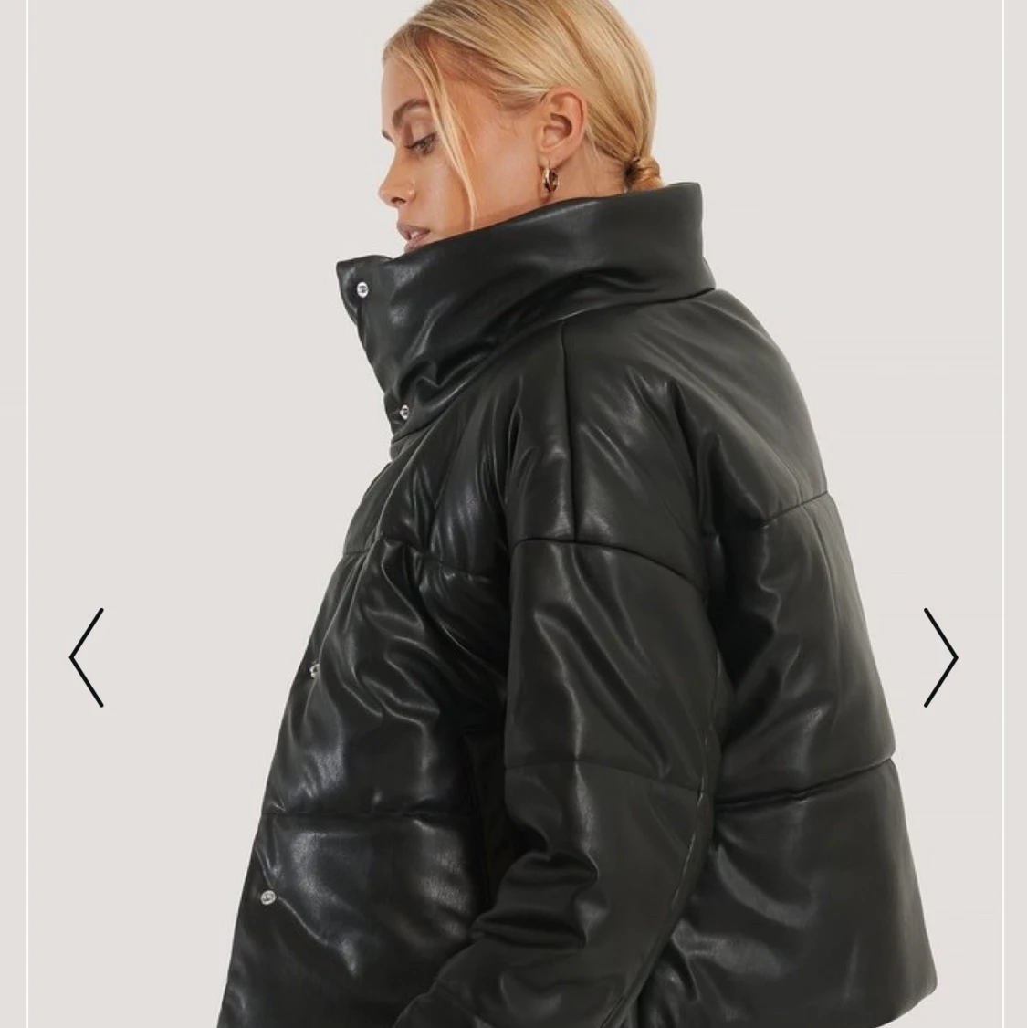 Vadderad pu jacka - 90