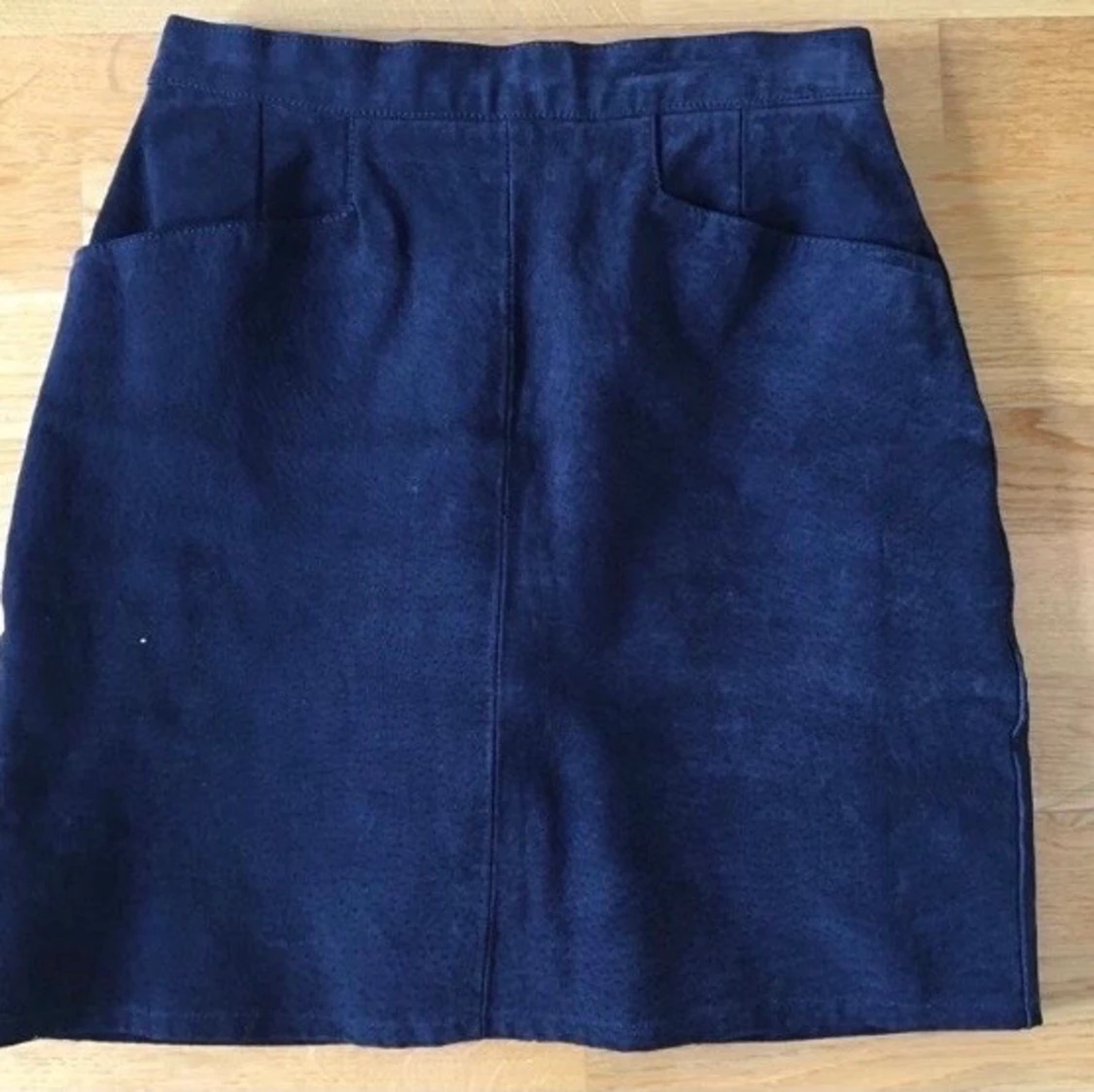 Vintage mocha kjol svart storlek S (34-36)