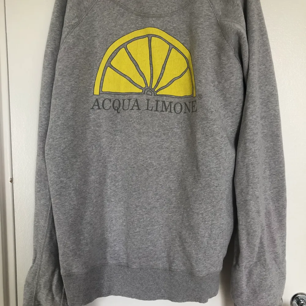 Säljer min Aqua Limone sweatshirt eftersom att den är lite för stor och inte kommer till användning. Frakt går på 60kr annars kan jag mötas upp i Malmö💕💖. Hoodies.