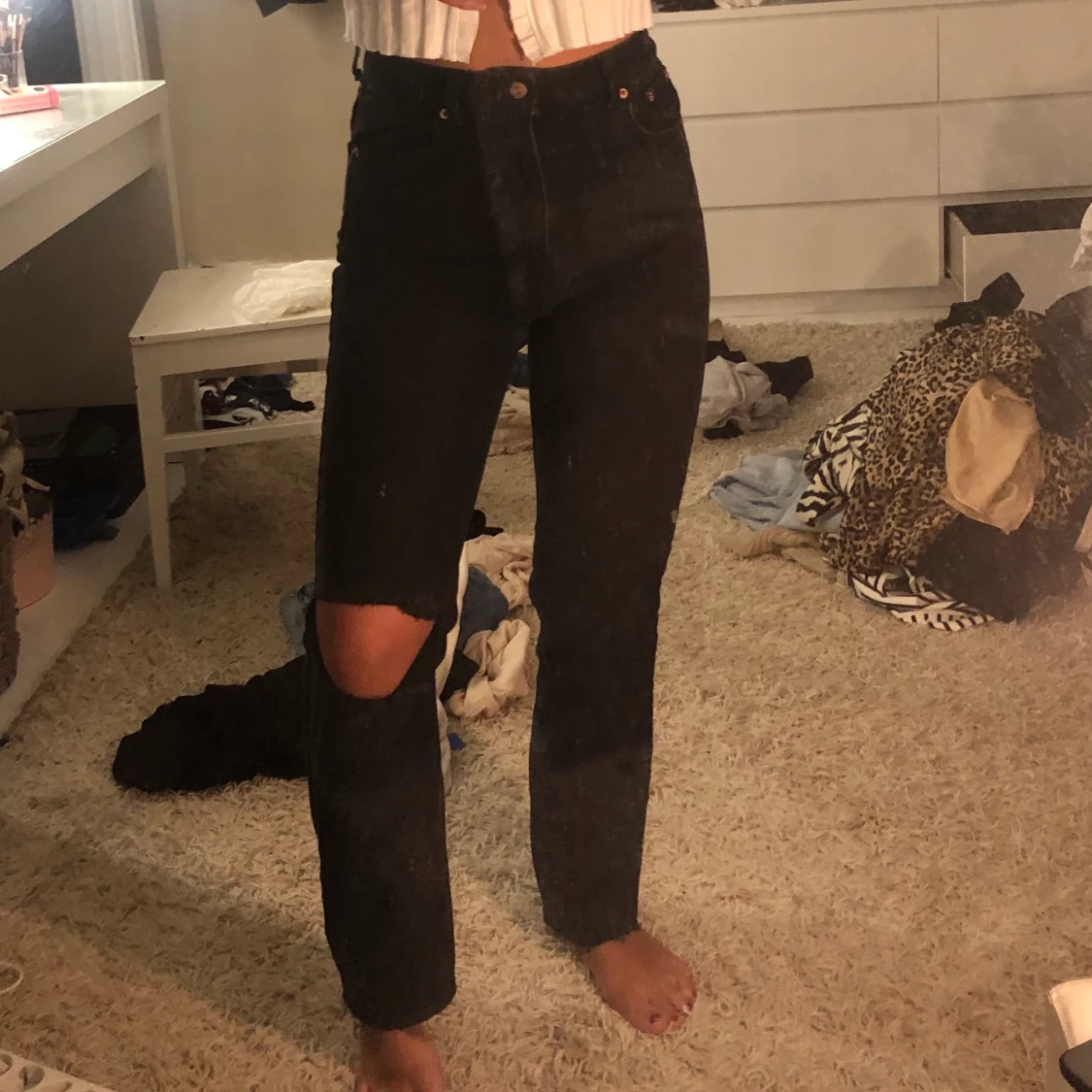 Gråa jeans nakd - 90