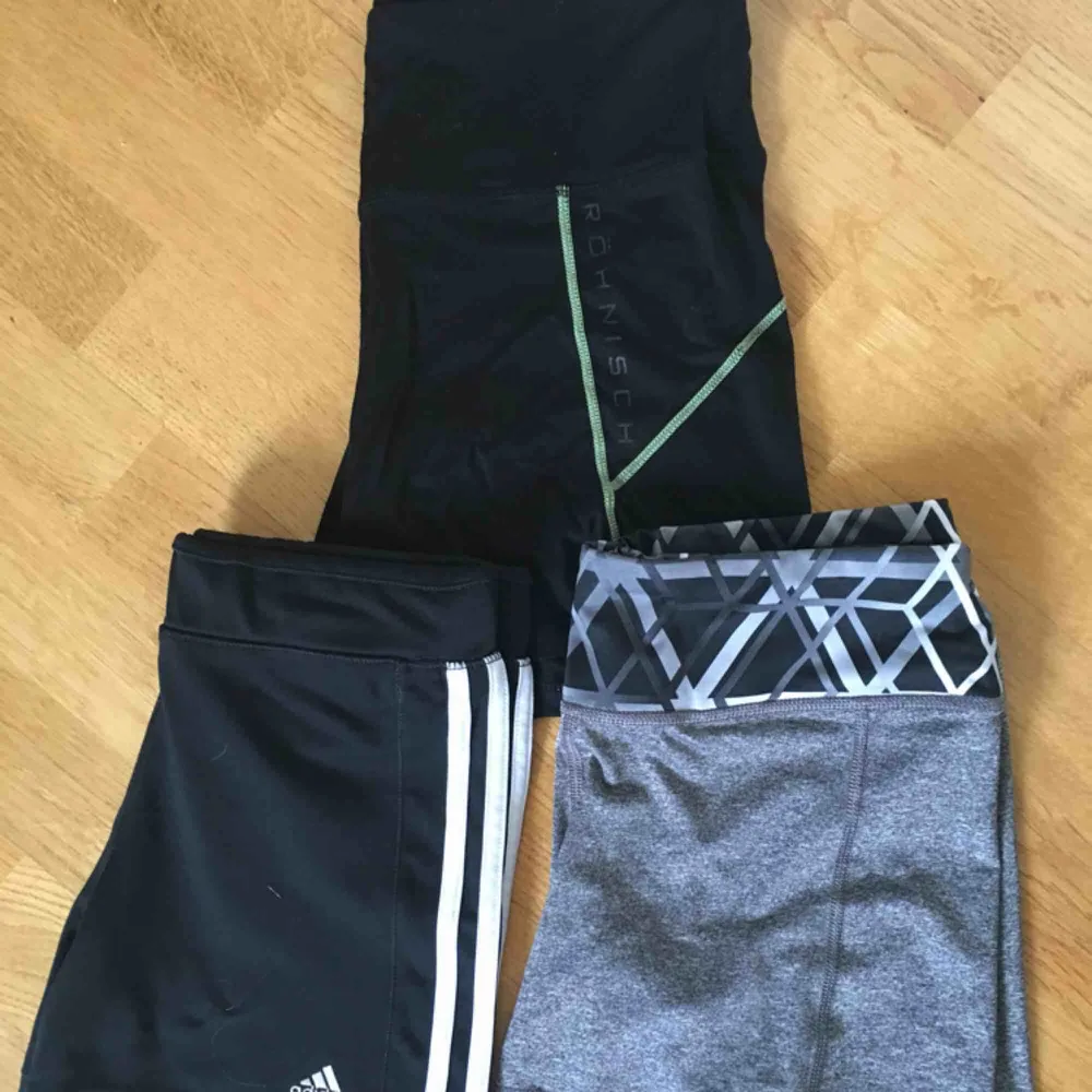 Skit snygga hotpants, som tyvärr har blivit för små!  Adidas (svarta) = L Soc (de gråa) = 38 Röhnisch = L. Shorts.