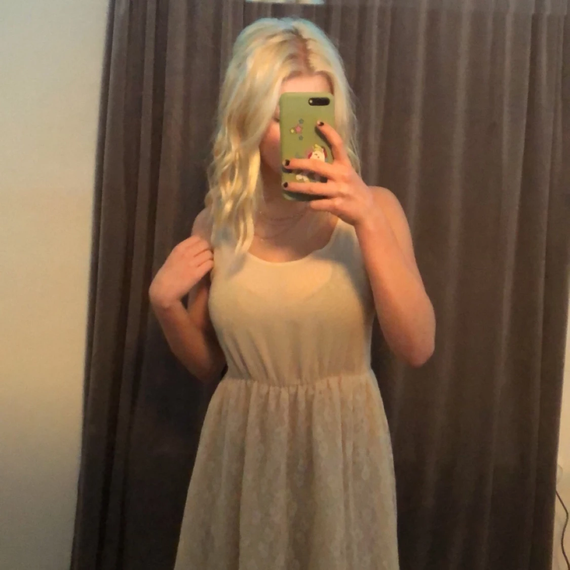 Spets klänning i st S/M