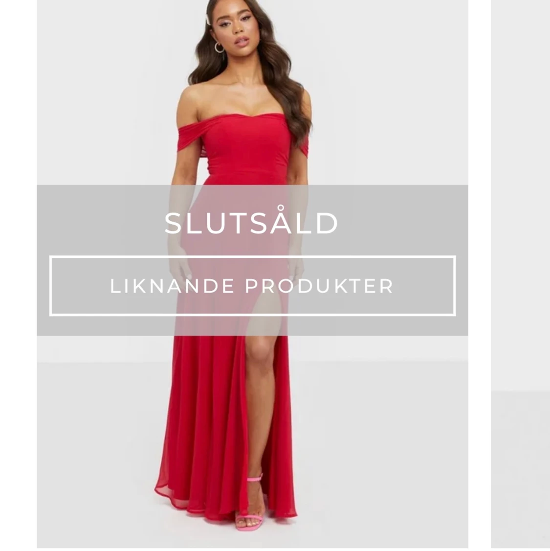 Slutsåld balklänning från Nelly i storlek 42 - 90