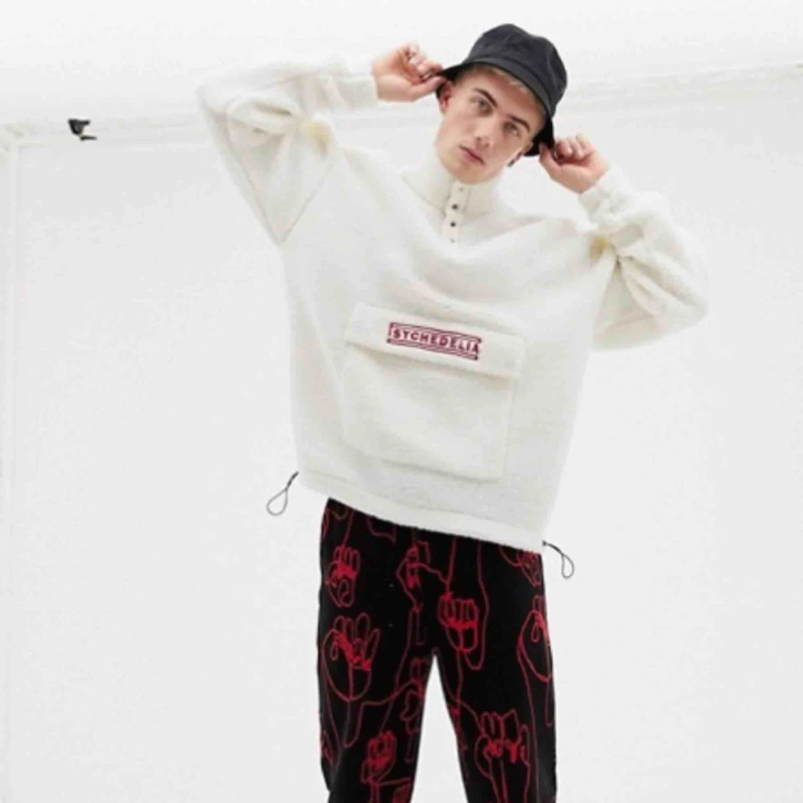 Oversized teddy sweatshirt - 90