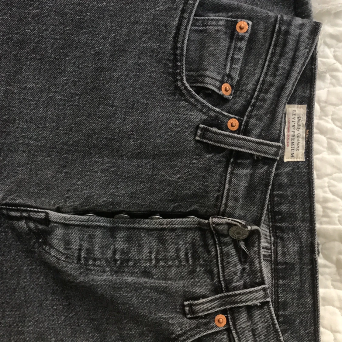 Gråa Levis 501  - 91