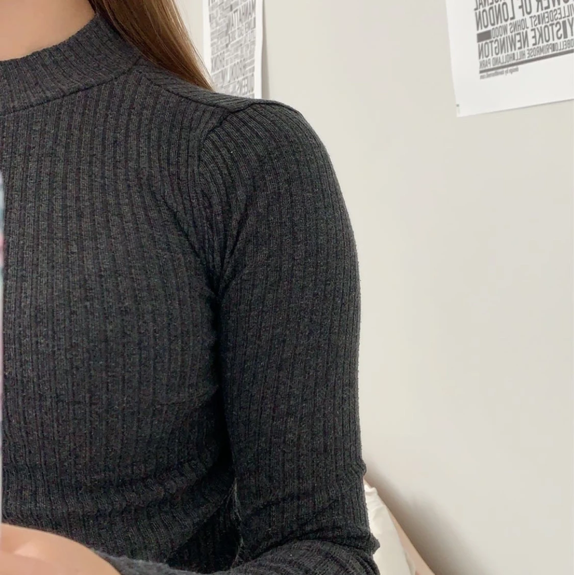 Mörkgrå långärmad! - 91