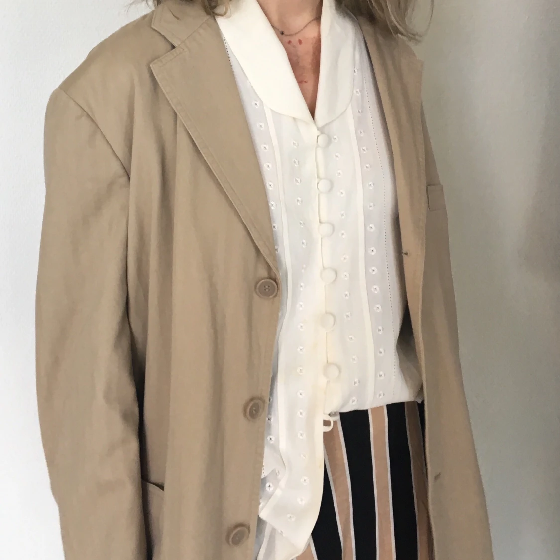 gräddvit skjorta - 91