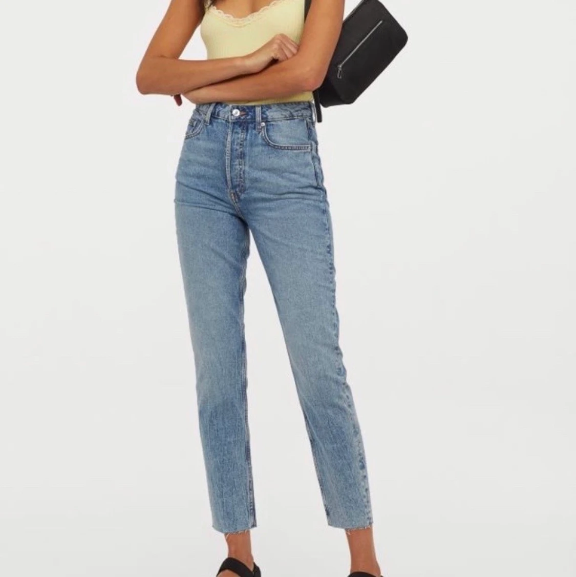 Slim Mom High Ankle Jeans