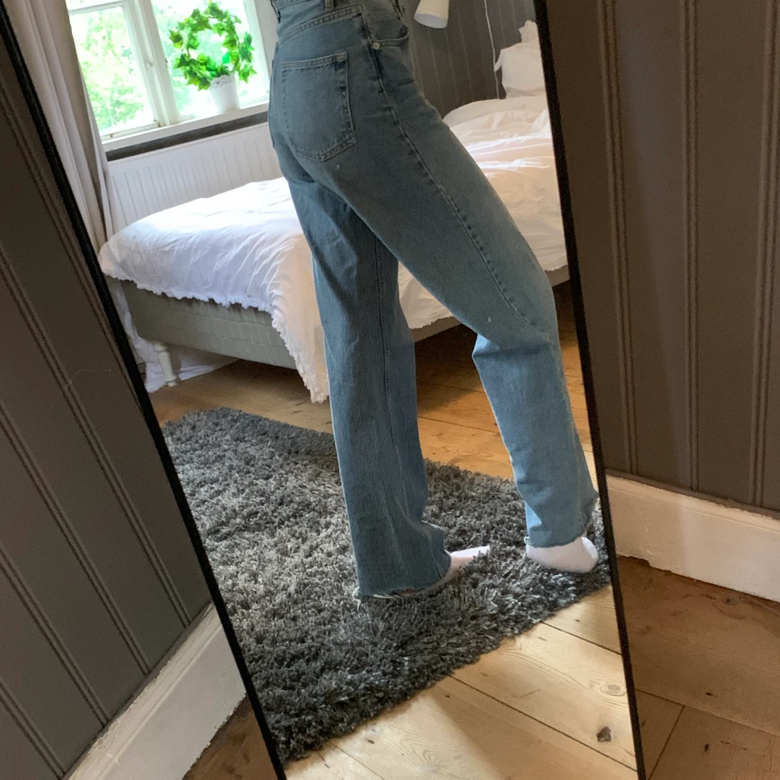 Wide jeans i storlek 36 - 90