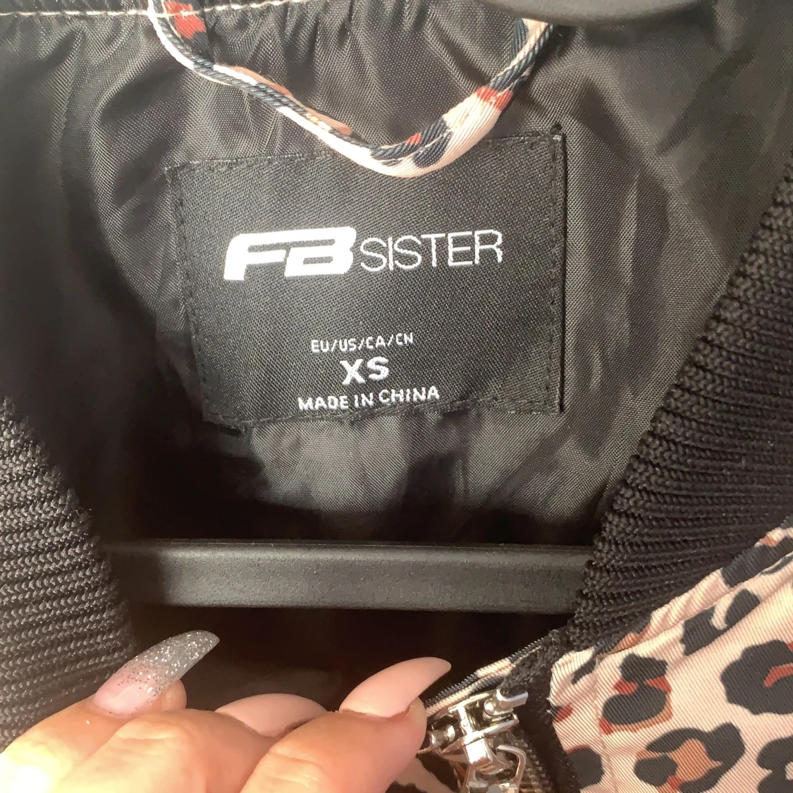 Leopard bomber jacka  - 90