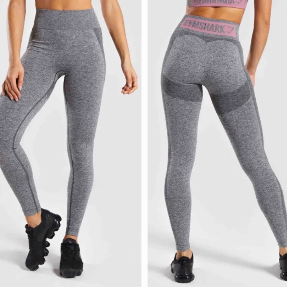 Gymshark high waisted flex leggings! Använda max 5 gånger, superbra skick!😍 köparen står för frakten! Köpta för 600kr + frakt😌. Jeans & Byxor.