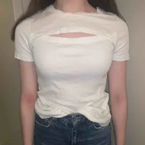 White sexy and stylish shirt. Soft and stretchy fabric 