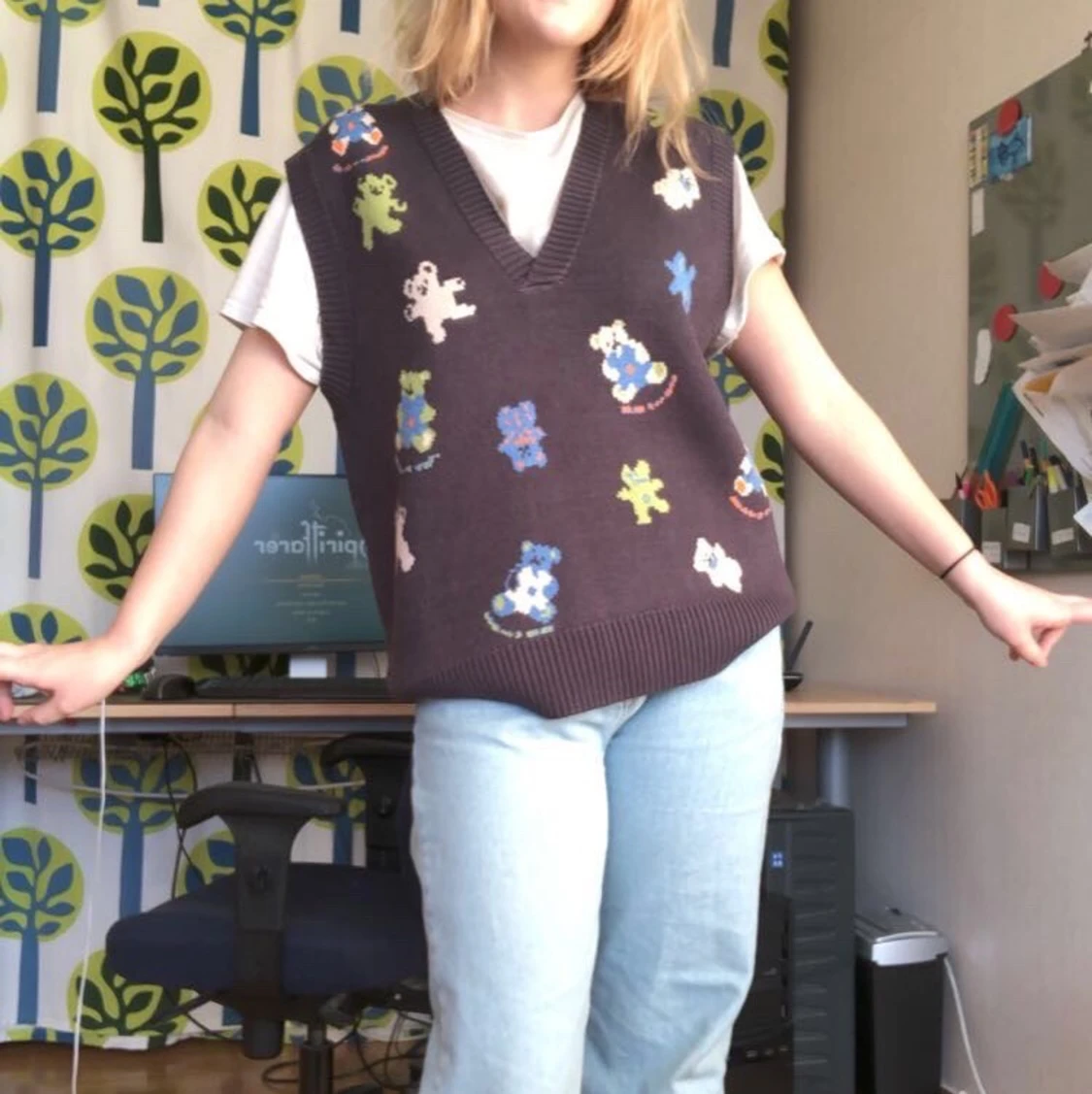 Sweatervest med nallar på