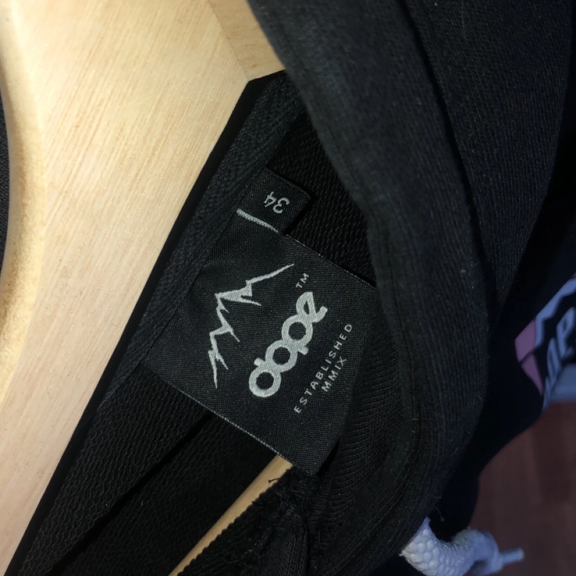 svart rosa dope hoodie - 91